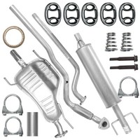 Auspuffanlage SchalldäMpferset FüR Opel Astra G II 2 (98-09) 1.4I SchräGheck