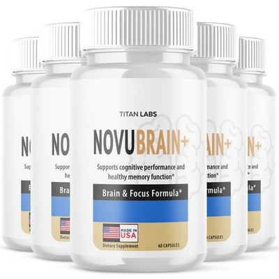 (5 Pack) NovuBrain+ For Brain Health & Cognitive Support Novu Brain+ 300 Capsule
