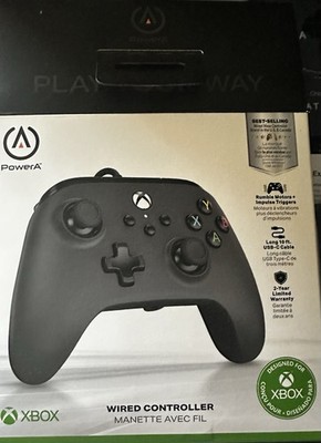 PowerA Enhanced Wired Controller for Microsoft Xbox One/Series S/X Black