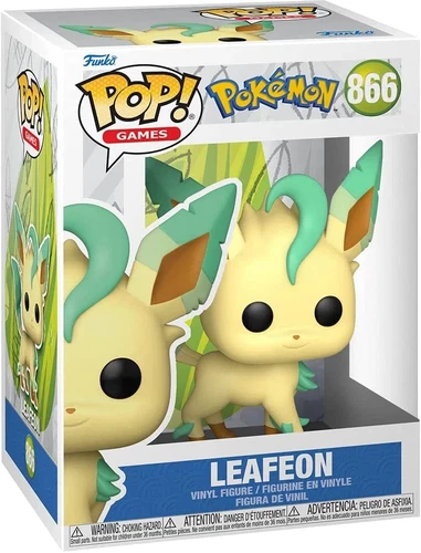 Funko POP! Pokemon LEAFEON #866 Games Anime Movies NEW +Protector Near Mint