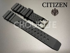 Citizen Strap BN0000-04H, NY0040-09EE, BN0000-12H 20mm Black Rubber Watch Band