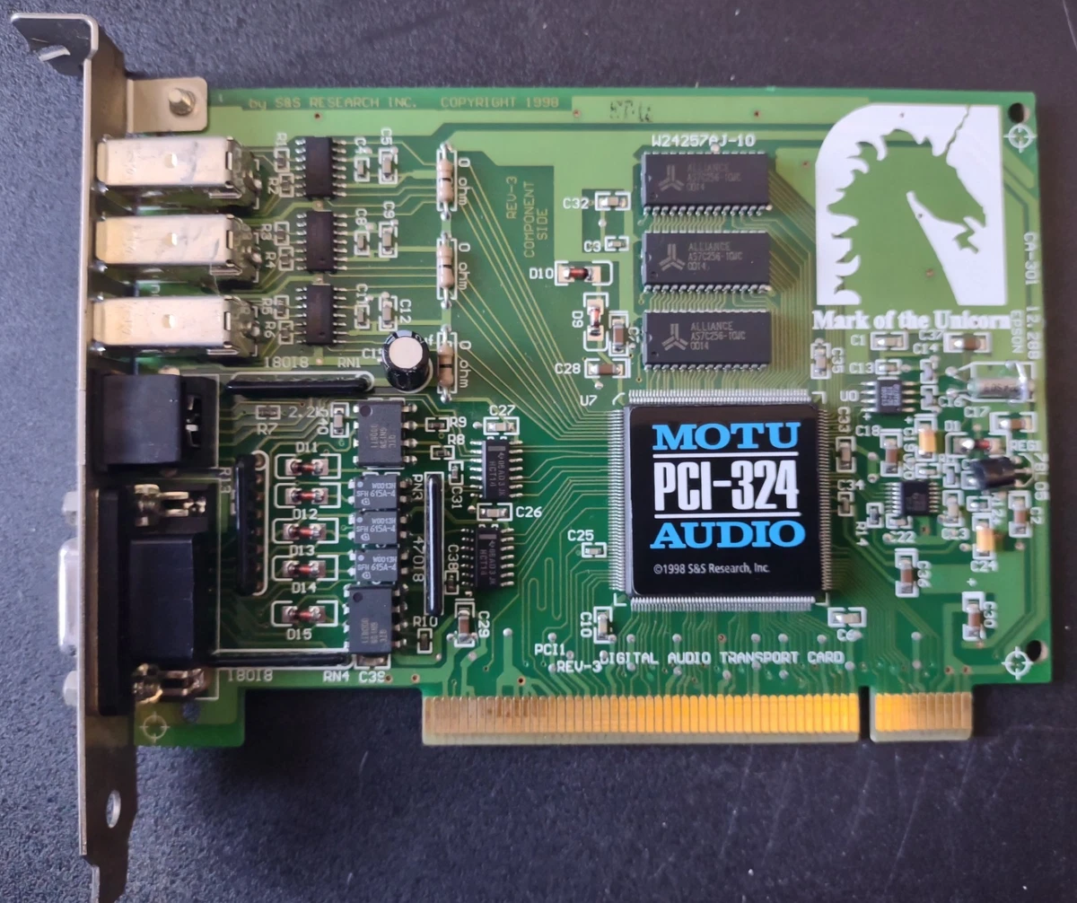 MOTU 24 Bit (96 kHz) Maximum Sampling Rate PCI Audio Interface