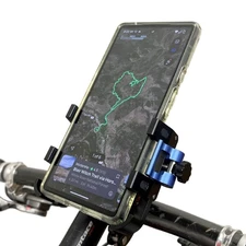 BiKase BiKGrip Bike Phone Holder, Motorcycle Phone Mount - Handlebar Cell Pho...