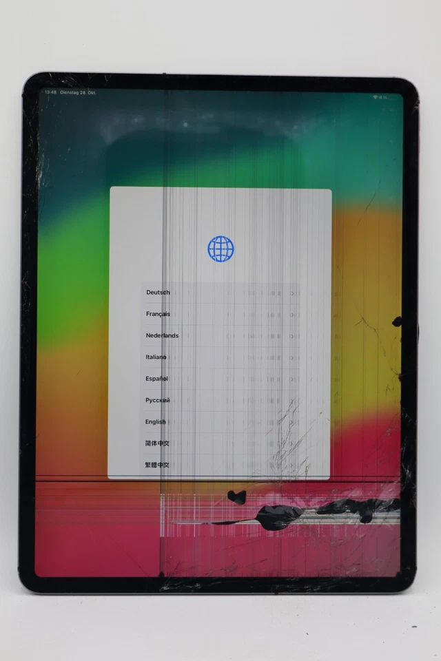 Apple iPad Pro 3.Gen 2018 A1895 12,9" 64GB WiFi+LTE LCD-Schaden / Locked #5870 - Bild 3 von 4