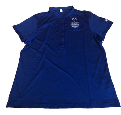Under Armour Polo w/ Emory University Residence Life Embroidered Women s Size XL