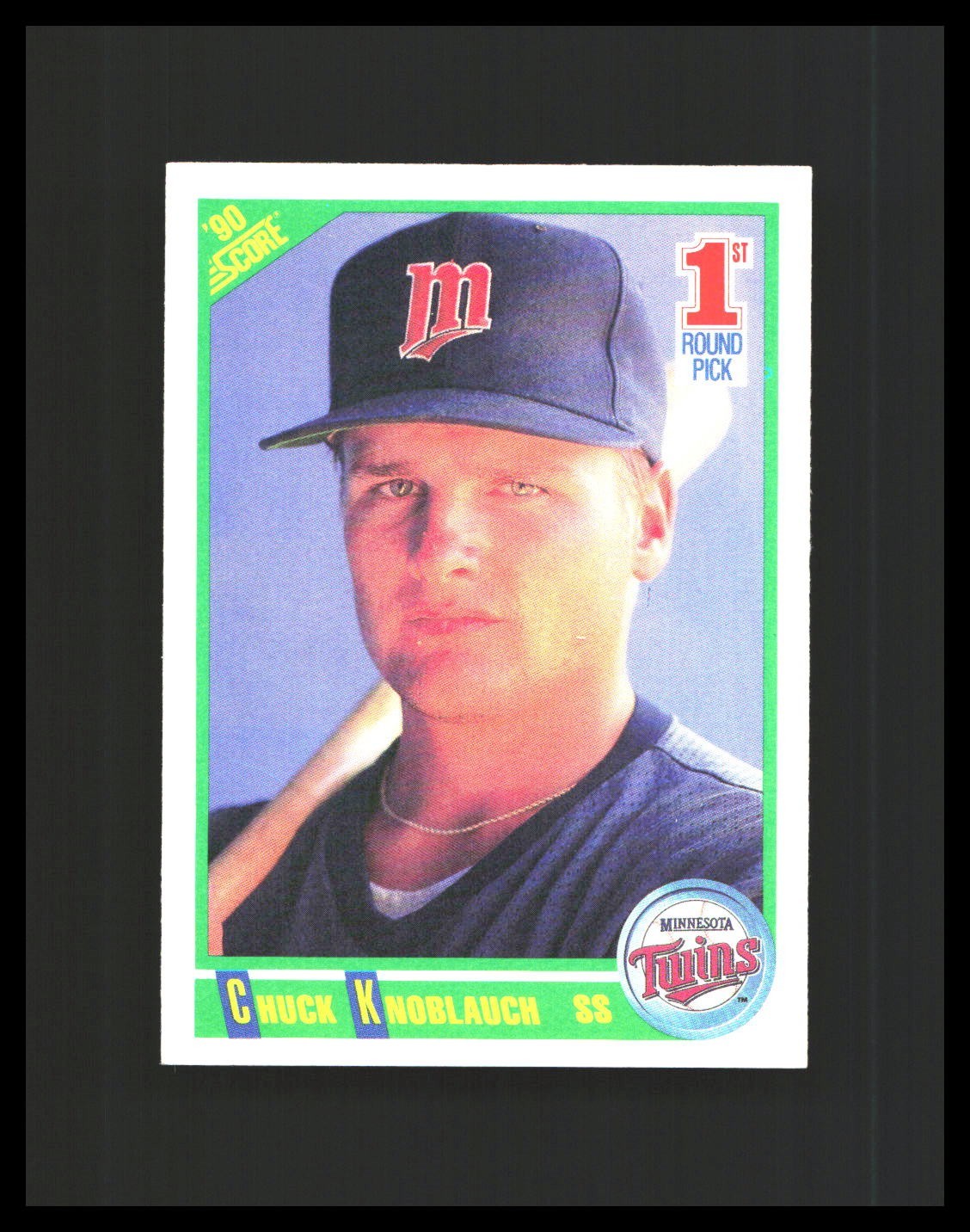 1990 Chuck Knoblauch Rookie Card Score -  #672  - S1B1R2L43C17