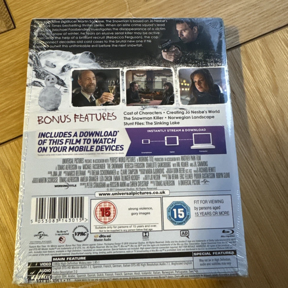 The Snowman (Hmv Exclusive) (Blu-ray) Steelbook New Sealed - Image 2 of 2