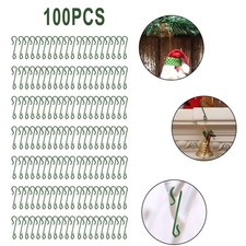 Hanger Christmas Hooks 14.5 X 4.5cm Bauble Decoration Functional Green