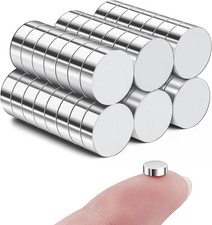45 Pcs Refrigerator Magnets, 6X2Mm Small round Fridge Magnets, Multi-Use Premium