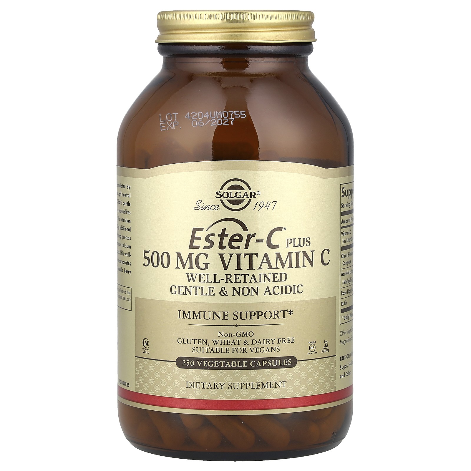 Эфир С плюс витамин С 500 мг 250 растительных капсул 6590₽