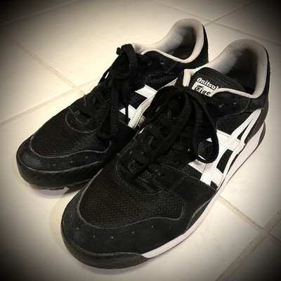 Onitsuka Tiger Horizonia Black White Sneakers 1183A206 Men s 7.5 / EU 40.5 VGUC