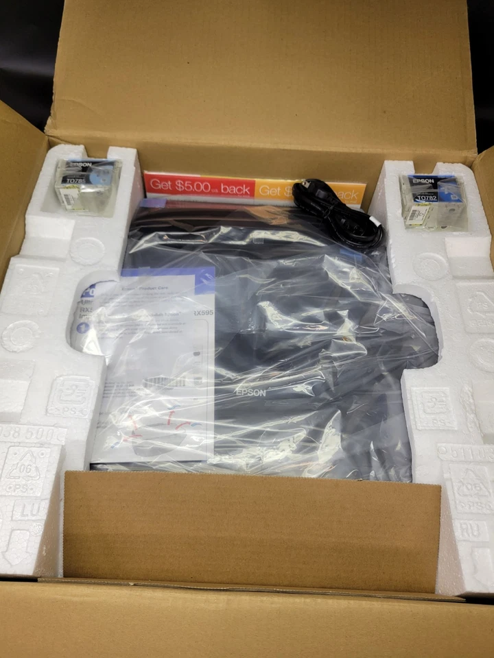 Epson Stylus Photo RX595 All-In-One Inkjet Printer - Image 3 of 4