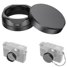 Metal Square X Half Lens Hood Sun Shade with Lens Cap for Fuji Fujifilm X Hal...