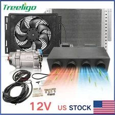 Cool&Heat 12V Electric Universal Underdash Air Conditioner DC Car Auto A/C Unit