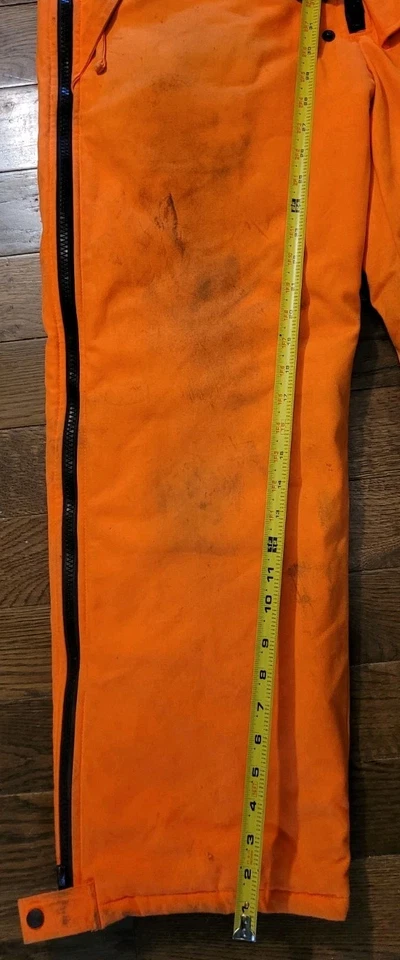 Redhead Blaze Orange Insulated Hunting Cover Alls Size Medium - Image 3 of 4