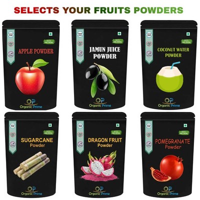 Organic Prime Pure Fruit Powder - Choose 100% Natural Vegan Superfood