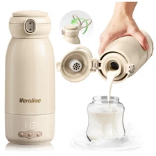 Portable Bottle Warmer for Travel, 17 Oz Baby Bottle Warmer, Super Fast Charg...