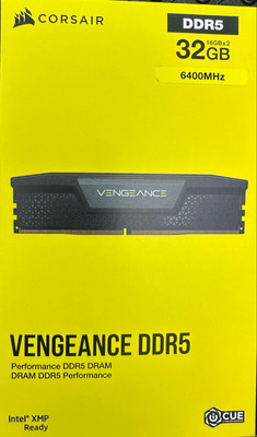 CORSAIR Vengeance 32GB (2 x 16GB) 288-Pin PC RAM DDR5 6400 (PC5 51200) Desktop M