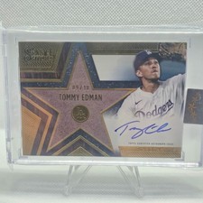 2025 Topps Five Star # SS-TE Tommy Edman Stars & Stiches Auto Gold /10. Dodgers.