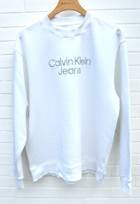 Calvin Klein Sweatshirt Gr. S/38 Weiß NEU