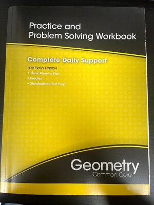 Practice and Problem Solving Workbook Geometry Common Core Pearson Prentice Hall