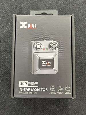 Xvive XV-U4R 2.4GHz Wireless In-Ear Monitor Receiver Only 6-channel Compact Size
