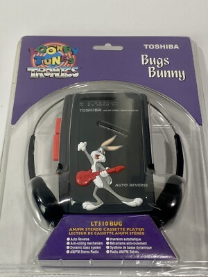New Bugs Bunny cassette Walkman Toshiba Looney Tunes Tronics 1995