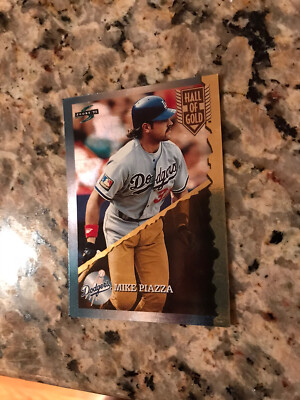 1995 SCORE PINNACLE MIKE PIAZZA # HG 10 HALL OF GOLD CARD