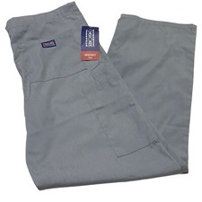 NEW Cherokee Workwear Unisex Drawstring XS Short Gray Cargo Scrub Pants - 4100S
