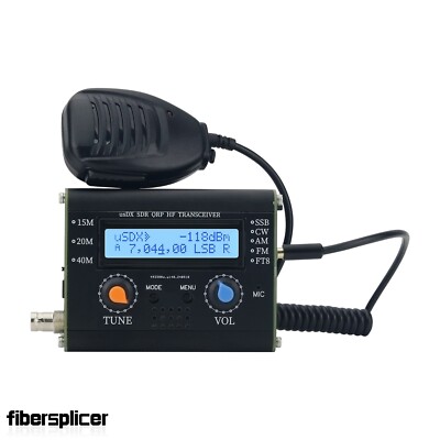 5W usDX SDR QRP Transceiver QCX-SSB to SSB 3-Band All Mode HF Transceiver+Mic