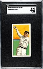 1909-11 T206 White Border Rube Kisinger Piedmont 350/25 Buffalo ML SGC 4 VG-EX