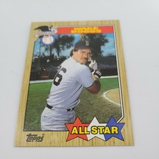 1987 Topps Wade Boggs #608 All Star Boston Red Sox Baseball Card