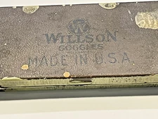 VINTAGE Willson Goggles *Metal Case Only* Brown