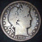 1900-O 50C Barber Half Dollar Better Date #5012