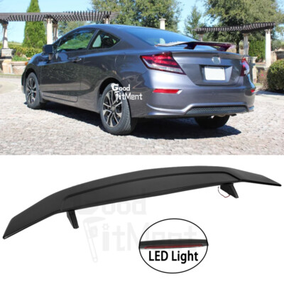 Smoke Window Rain Guards For Honda Civic Coupe 2012-2015 – 2pc Outside Mount Visors