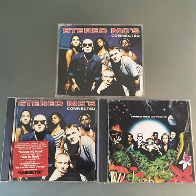 STEREO MC'S 3   LOT: Connected IMPORT & PROMO plus Connected (full CD) VG+