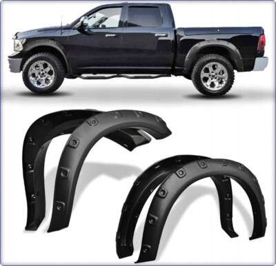 KOTFLÜGEL VERBREITERUNG VORNE HINTEN FÜR DODGE RAM 1500 2009 - 2021 TÜV