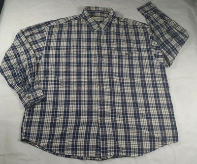 Long Sleeve Plaid 100% Silk Shirt Size 
