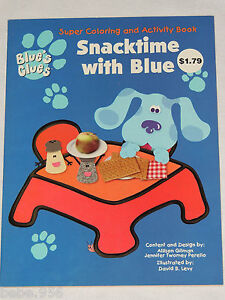 BLUE'S CLUES SUPER COLORING & ACTIVITY BOOK , SNACKTIME WITH BLUE