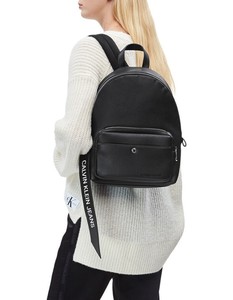 calvin klein logo banner backpack