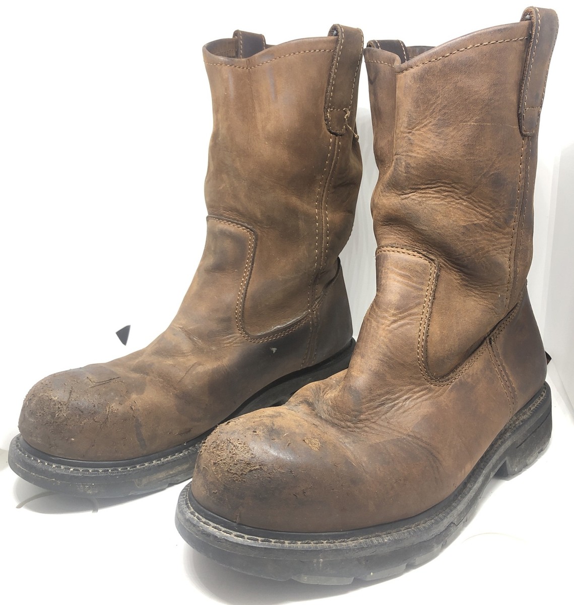 Wolverine steel toe boots slip & oil resistence brown Wolverine Men main image 2