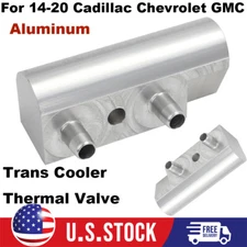 For 14-2020 Cadillac Chevrolet GMC Trans Cooler Thermal Valve 86774933 Aluminum