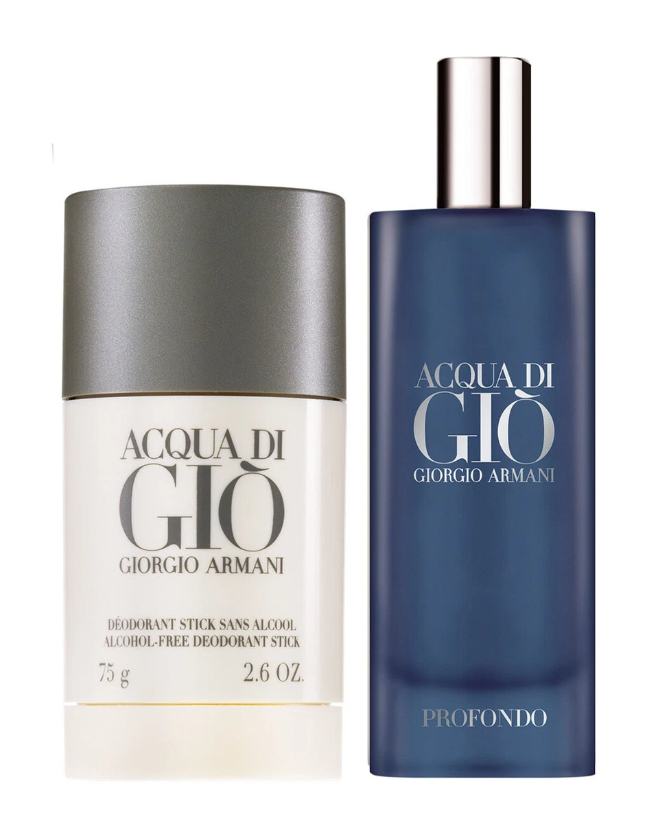 Acqua Gio Parfum Spray and Deodorant Gift Set | eBay