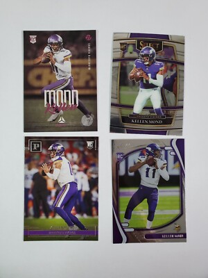 Kellen Mond 2021 Panini Select Rookie #64 + Chronicles #206 + PA-6 + Absolute