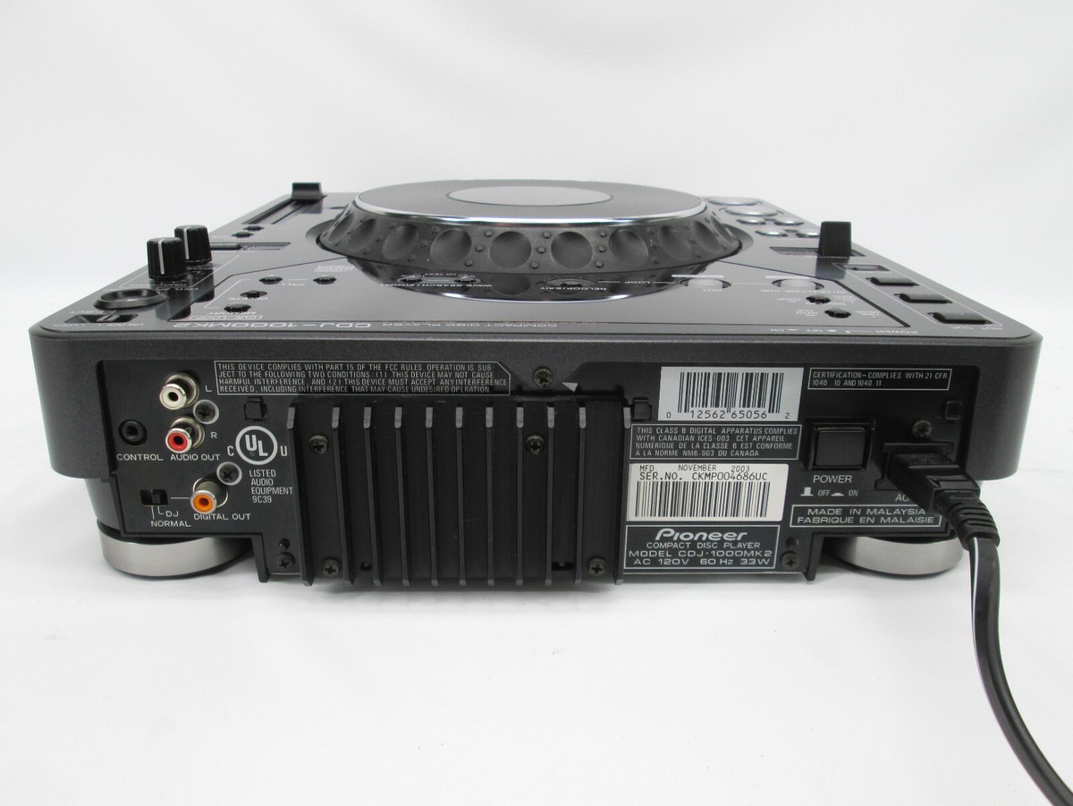 Pioneer CDJ-1000MK2 ブラック Pioneer CDJ-1000 MK2 - CD/Media Players | DJResource