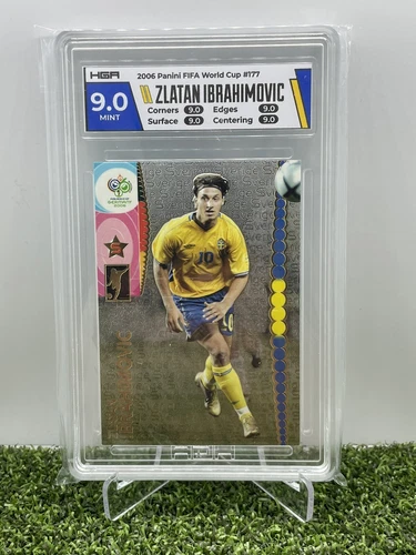 2006 Panini World Cup Germany ZLATAN IBRAHIMOVIC #177 Foil HGA 9 mint