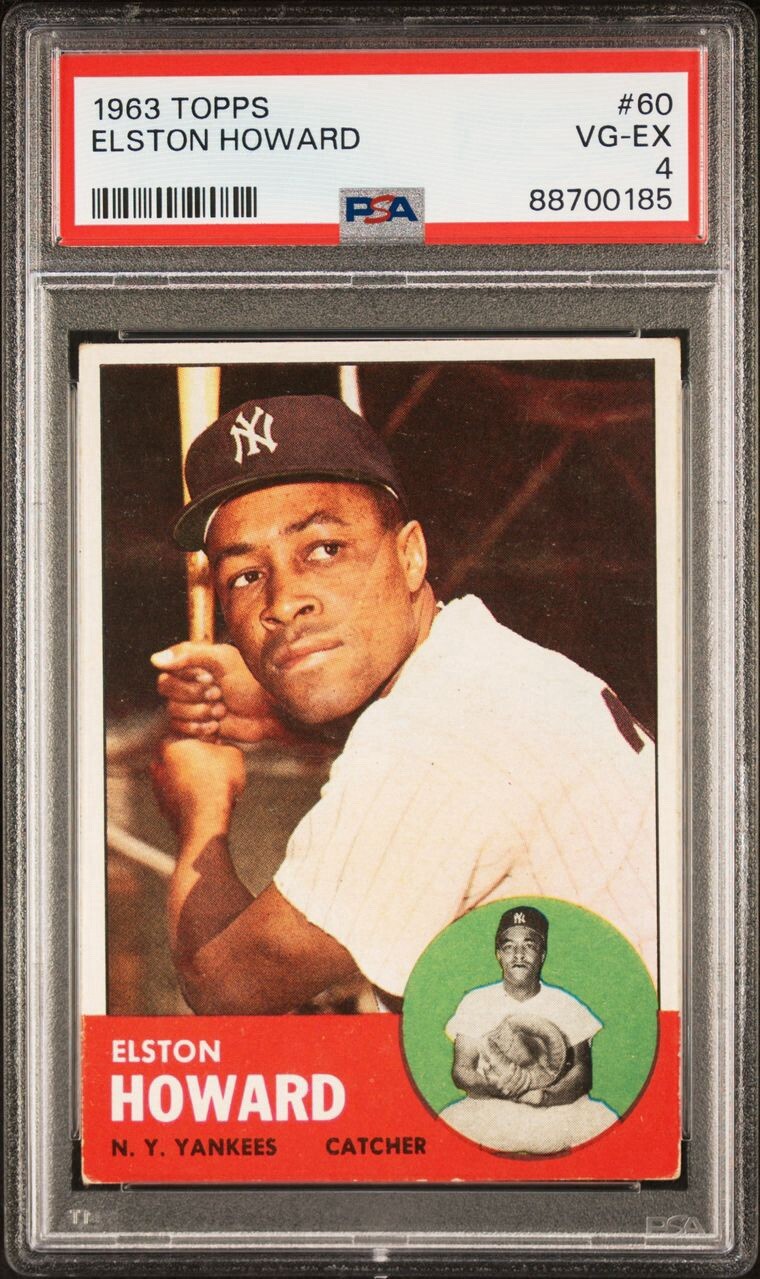 1963 Topps Elston Howard #60 PSA 4