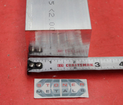 USA-Made 6061 Aluminum Flat Bar – 2" X 2.5" X 14" Rectangle, Solid Extruded Mill Stock