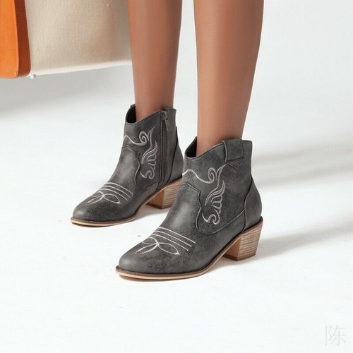 ankle cowboy booties