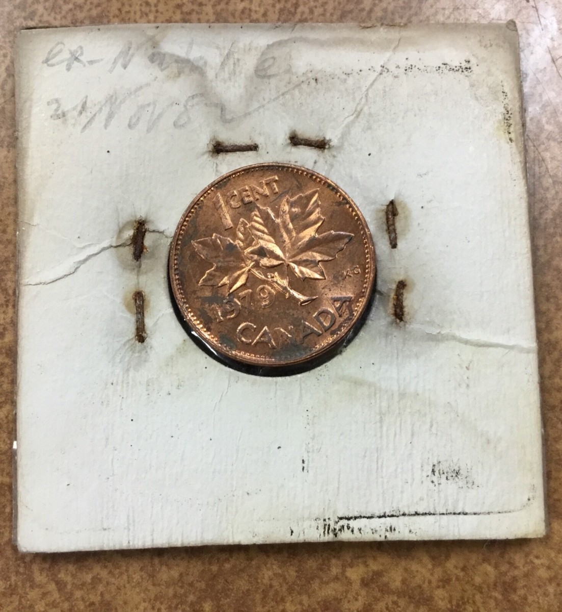 1979 Canada Cent Mint Error Double date re-engraved | eBay